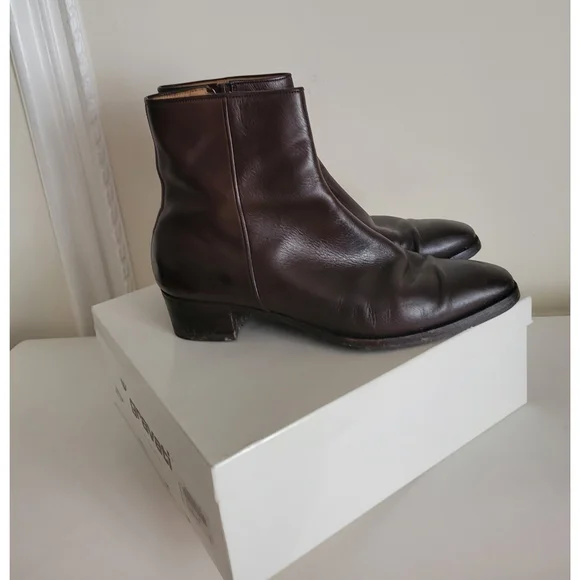 Gravati Corona Brown Butter Calf Leather Ankle Boot - Picture 1 of 8